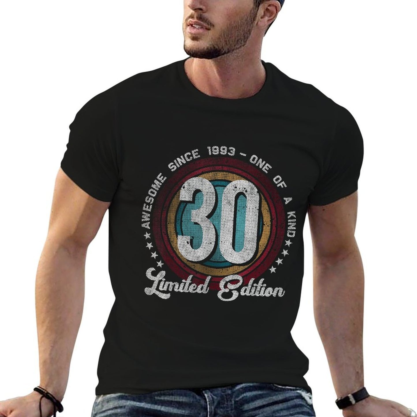 Vintage 1993 30 Year Old Gifts Limited Edition 30th Birthday Graphic-printed T-Shirt