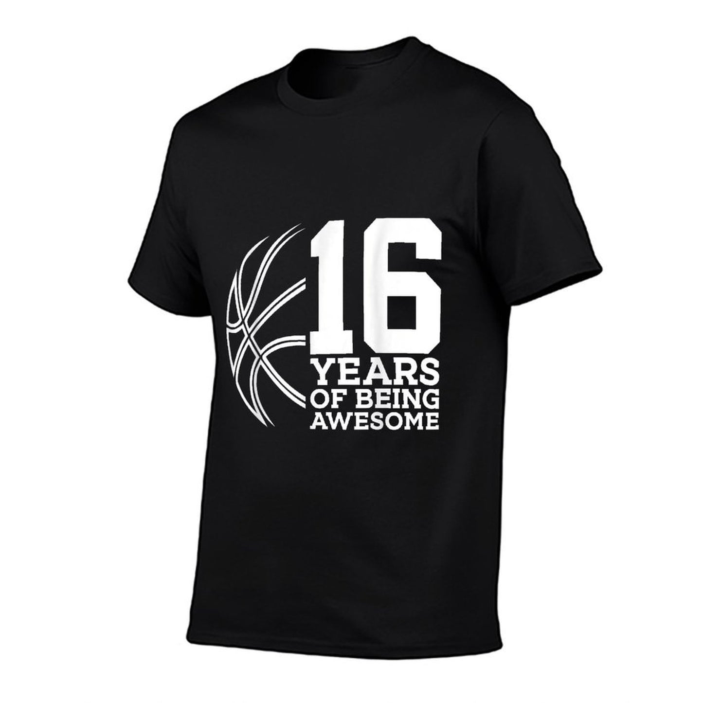 16 YEARS OF BEING AWESOME BASKETBALL 16TH BIRTHDAY Moisture-wicking T-Shirt