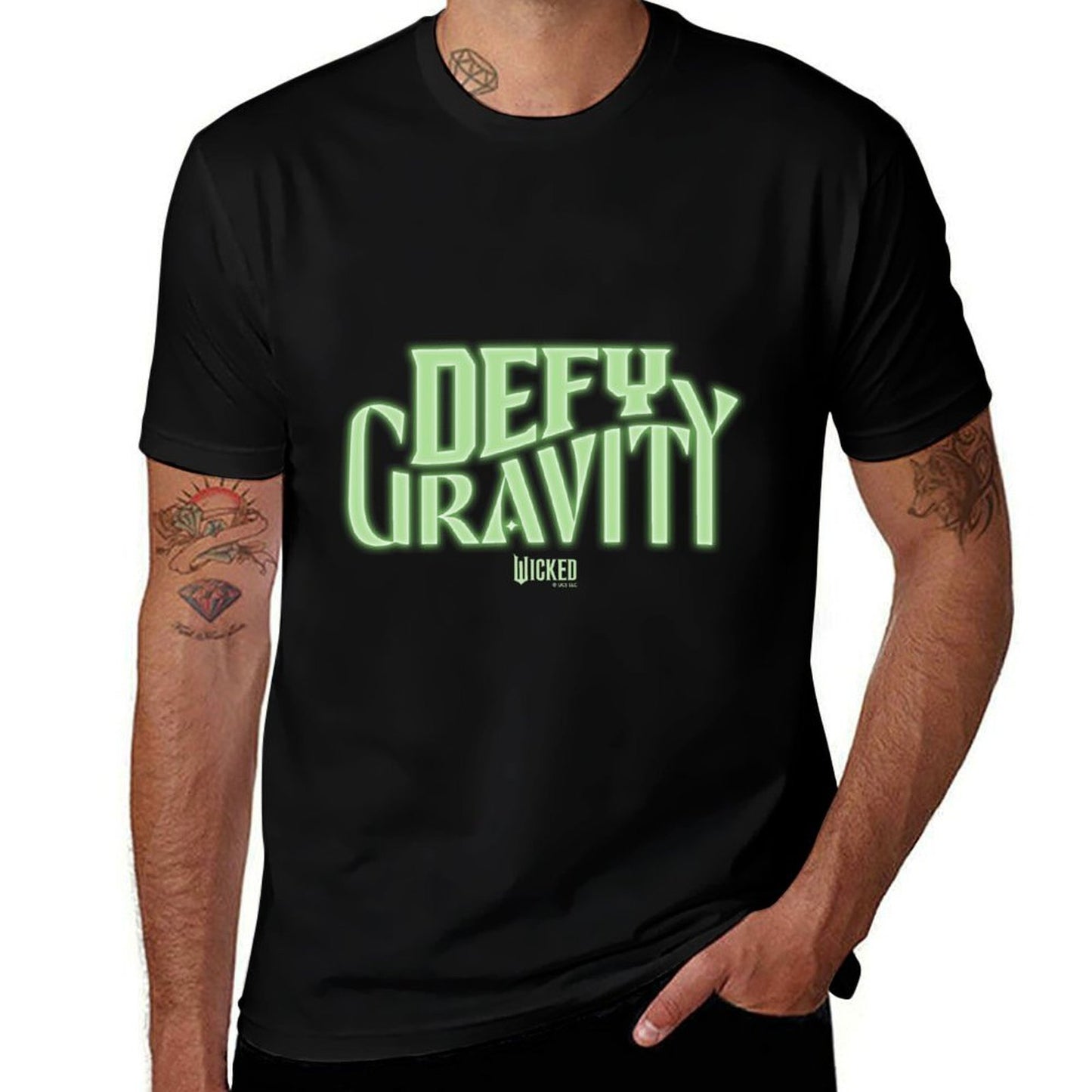 Wicked Defy Gravity Long Sleeve Relaxed-fit T-Shirt