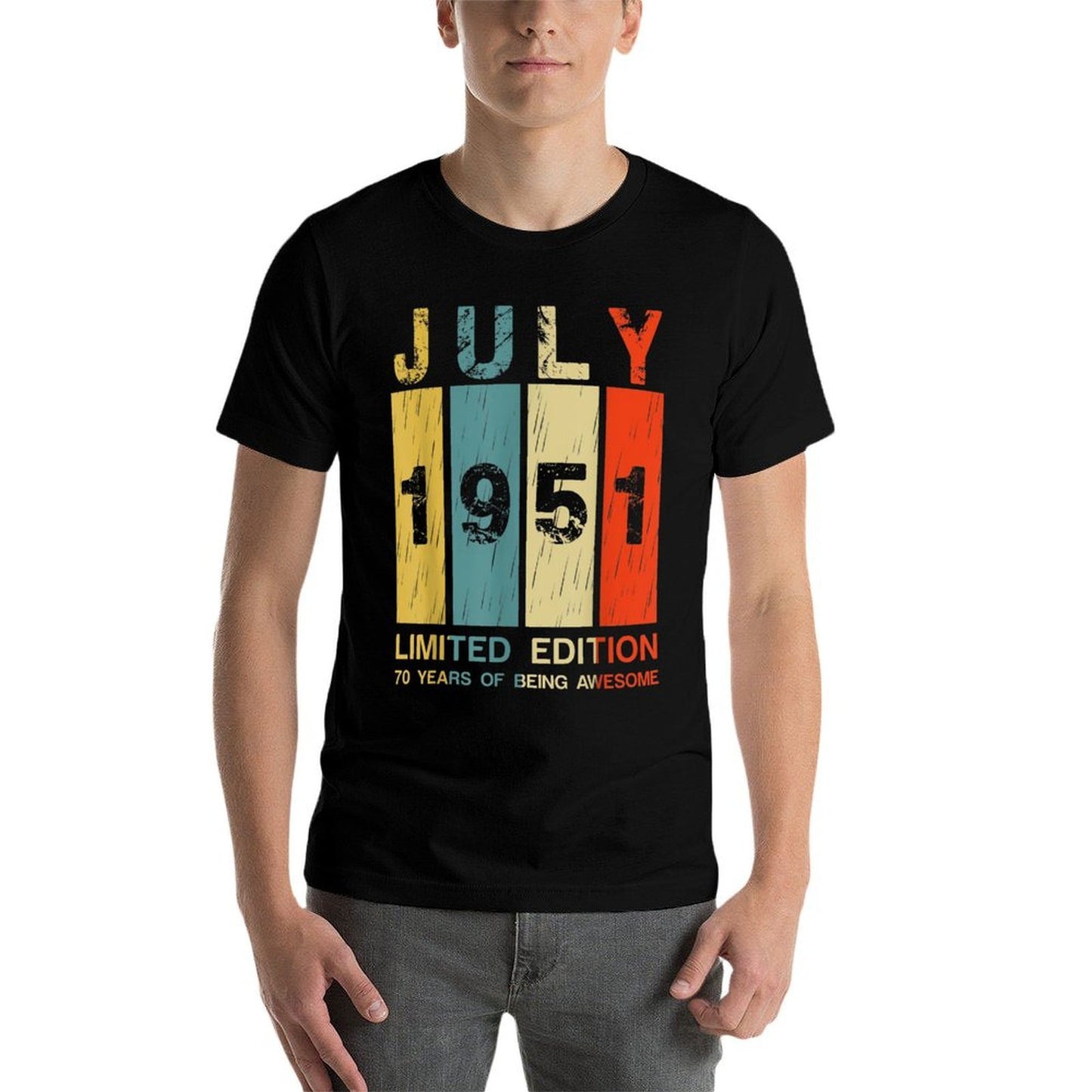 70 Year Old Vintage July 1951 Limited Edition 70th Birthday Soft T-Shirt