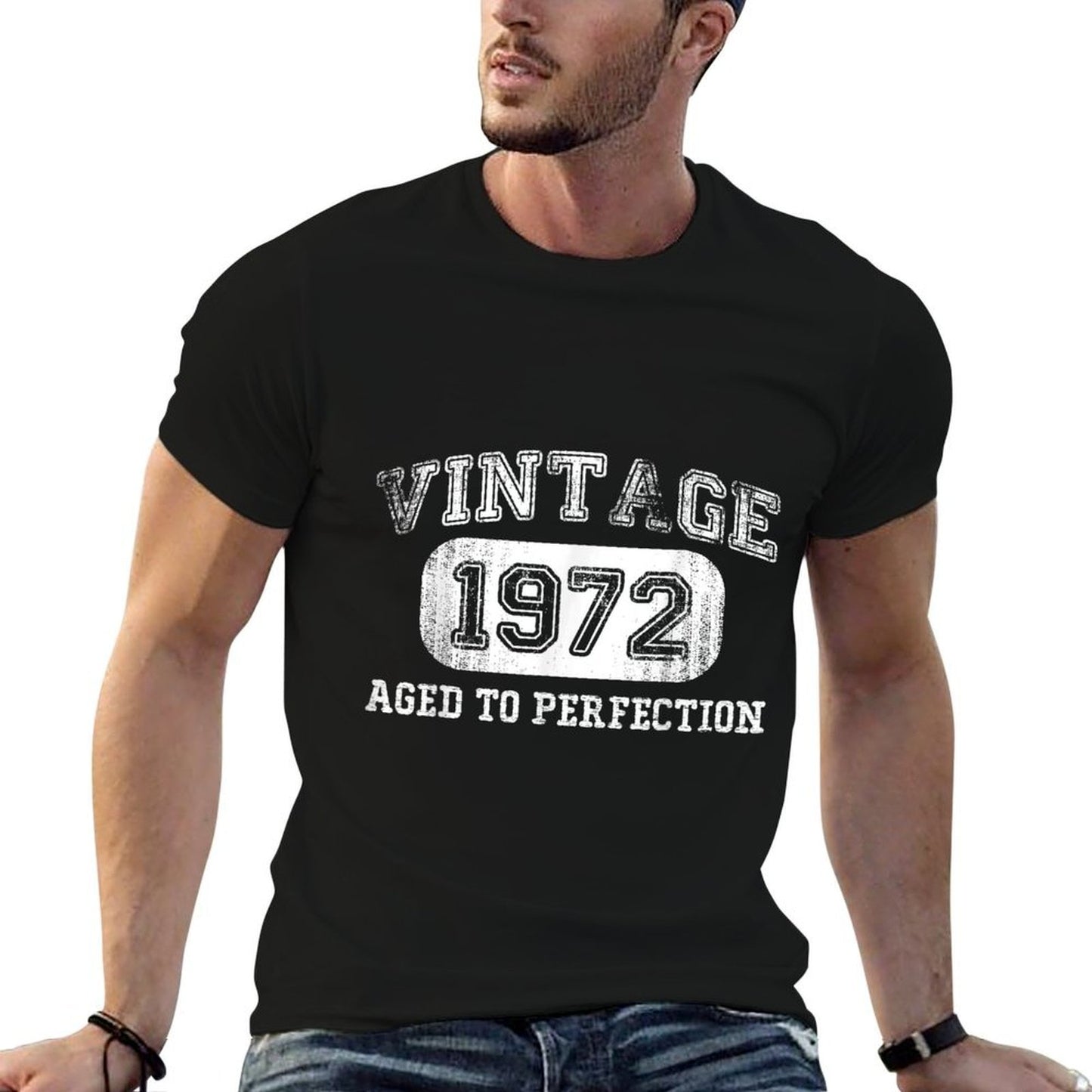 Vintage 1972 Birthdays 50 Years Old 50th Birthday Polyester Blend T-Shirt