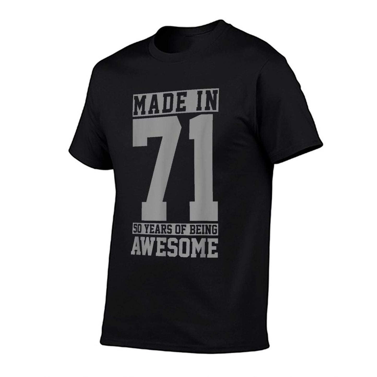 1971 50 Years Of Being Awesome Funny 50th Birthday Gift Moisture-wicking T-Shirt