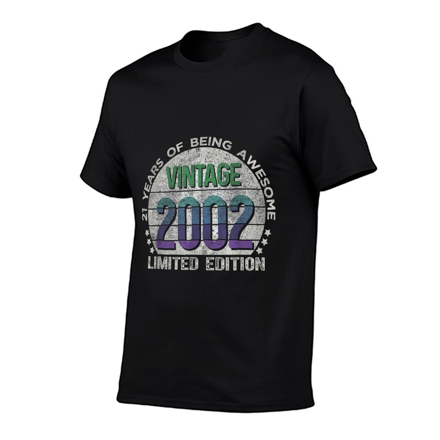 Vintage 2002 21 Year Old Gifts Limited Edition 21st Birthday Durable T-Shirt
