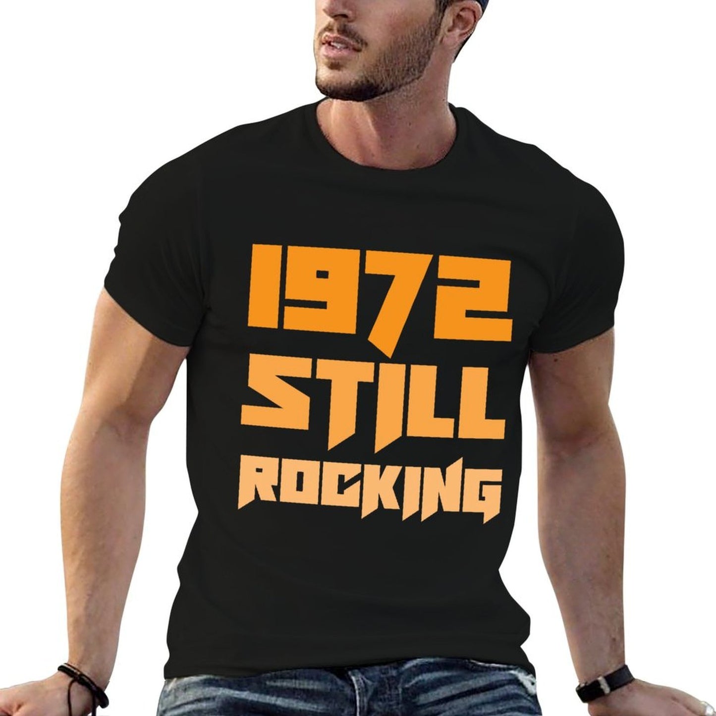 1972 Still Rocking Birthday Funny Vintage 50th Birthday Slim-fit Cut T-Shirt