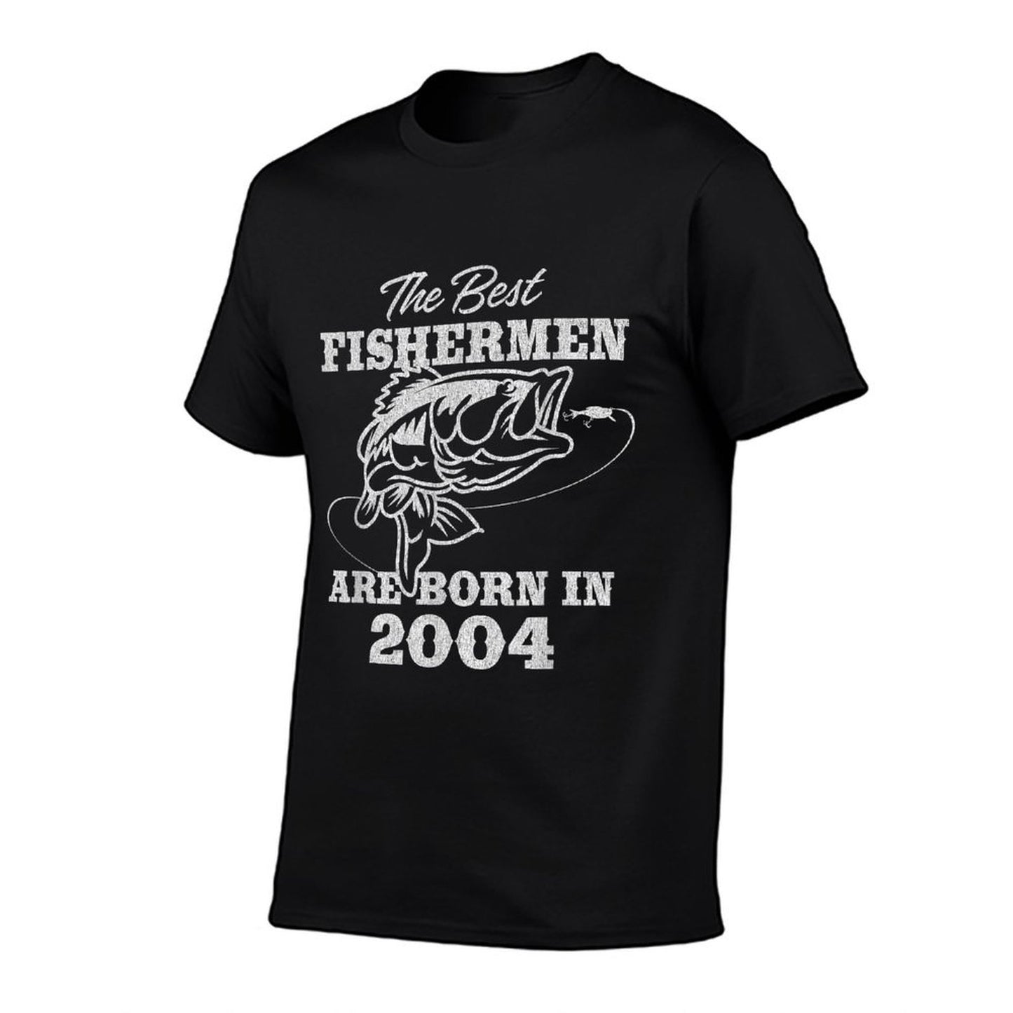 21 Year Old Fisherman Fishing 2004 21st Birthday Stretchy T-Shirt