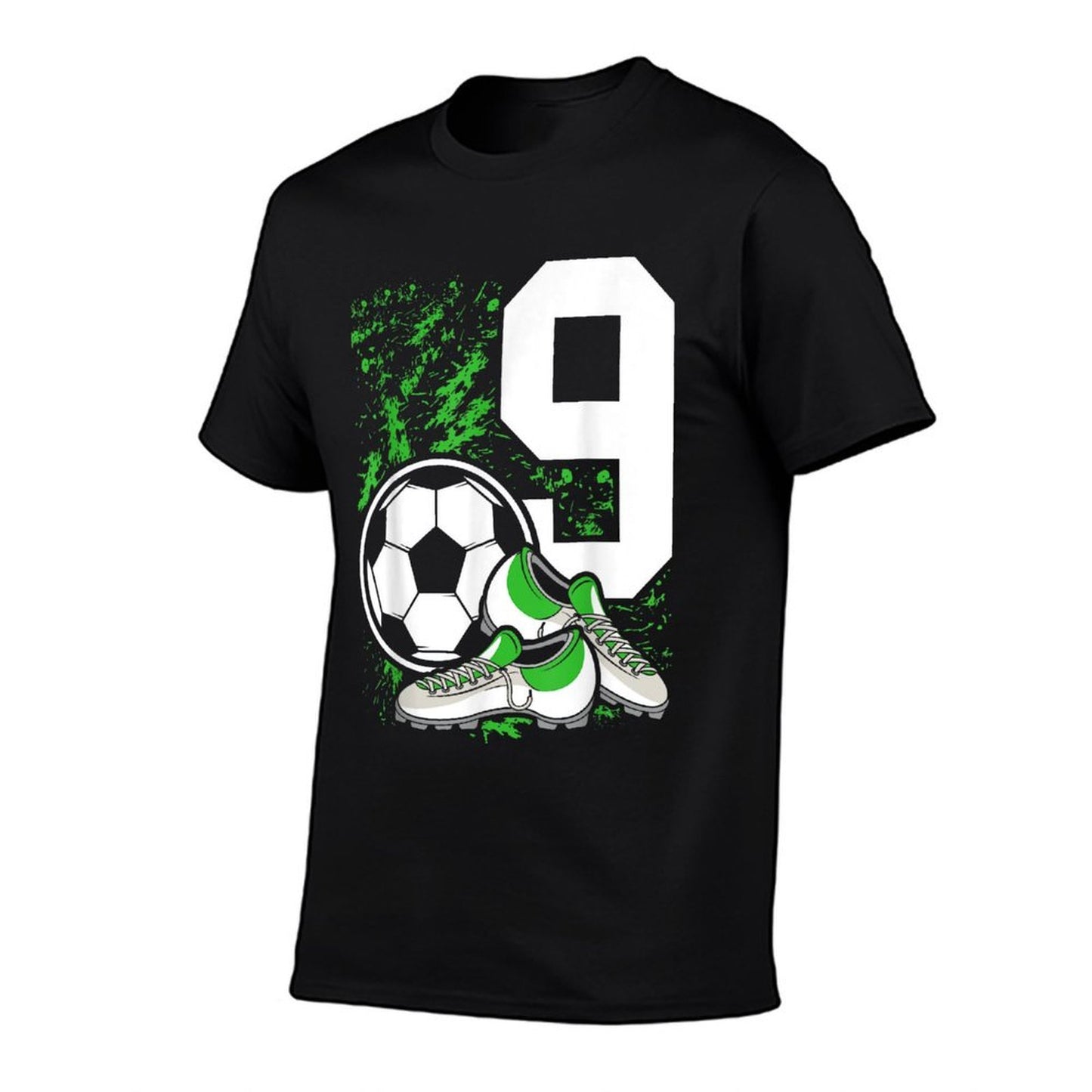 9th Birthday Boys 9 Years Soccer Football Player Birthday Classic T-Shirt