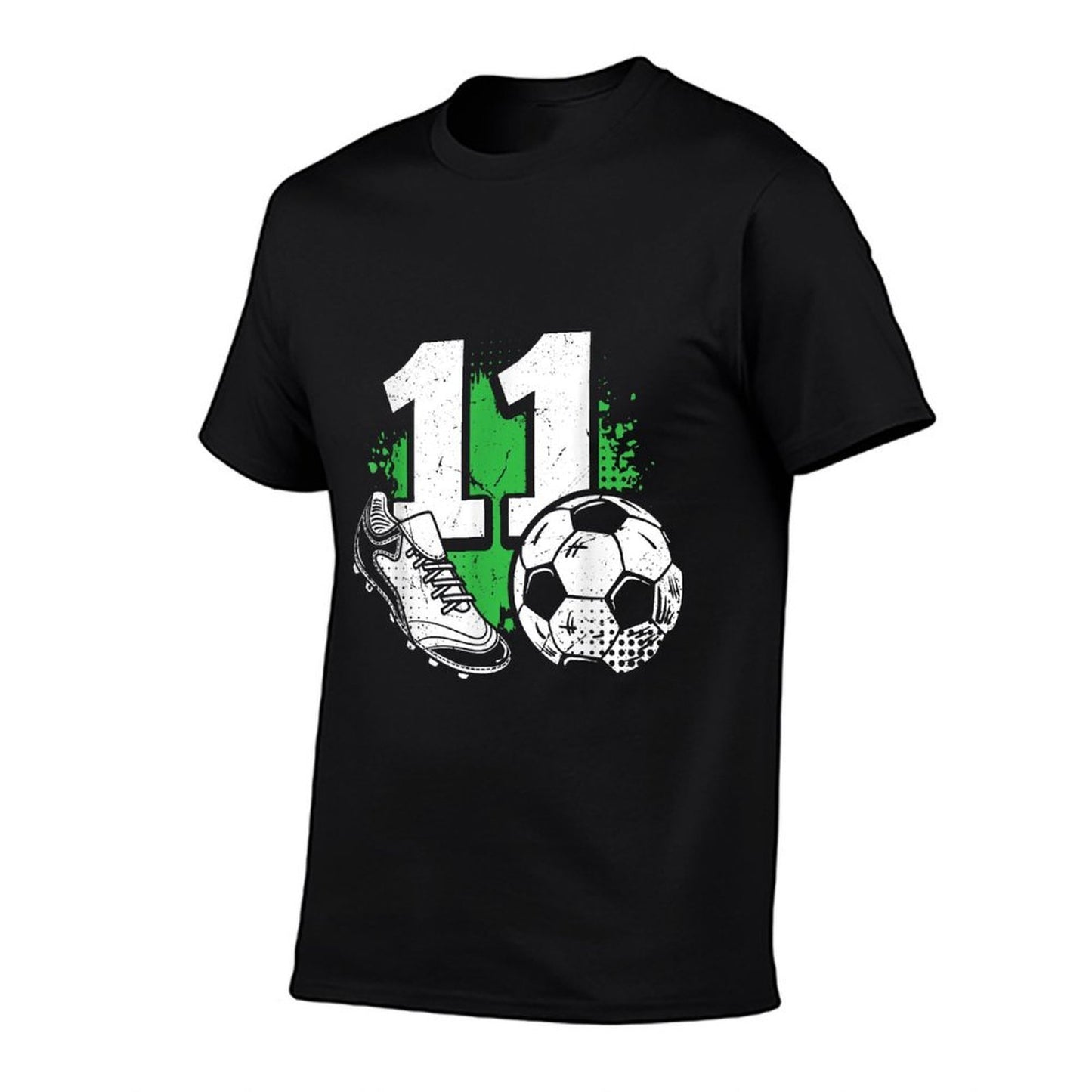 11th Birthday Boy Soccer Player Football 11 Years Old Durable T-Shirt