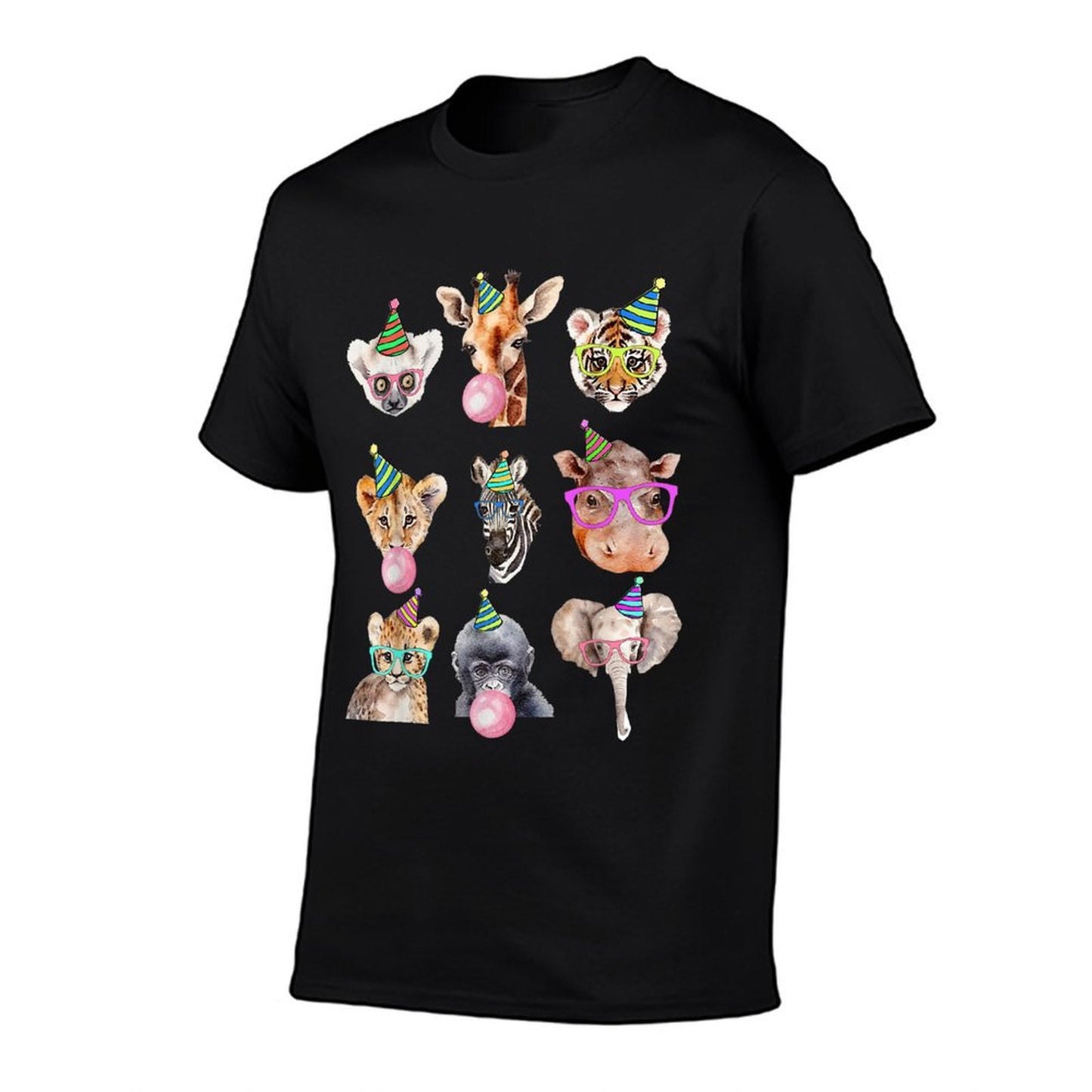 Zoo Animals Wildlife Birthday Party Zoo Day Animals Tagless Design T-Shirt