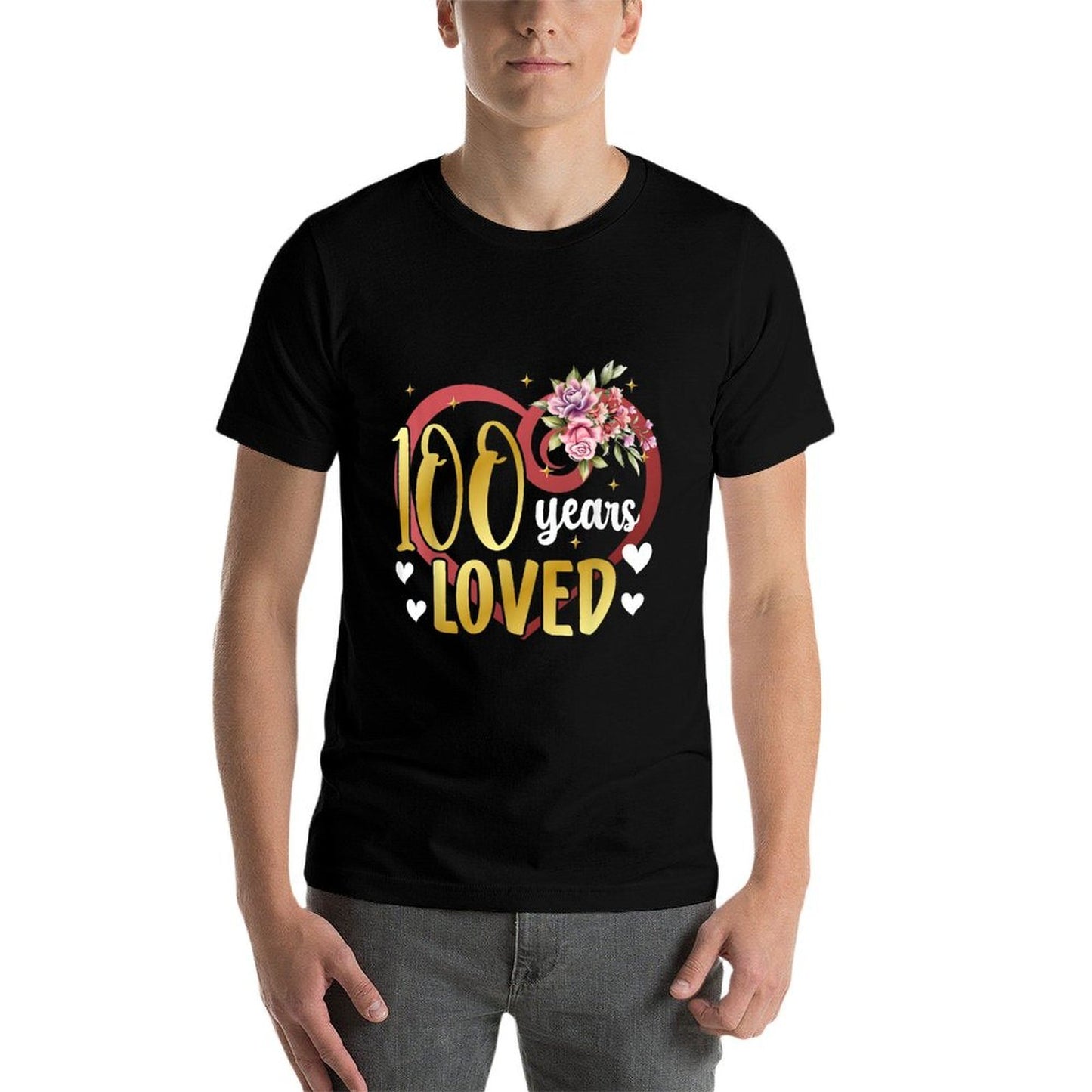 100 Years Loved 100 Year Old It's My 100th Birthday Moisture-wicking T-Shirt