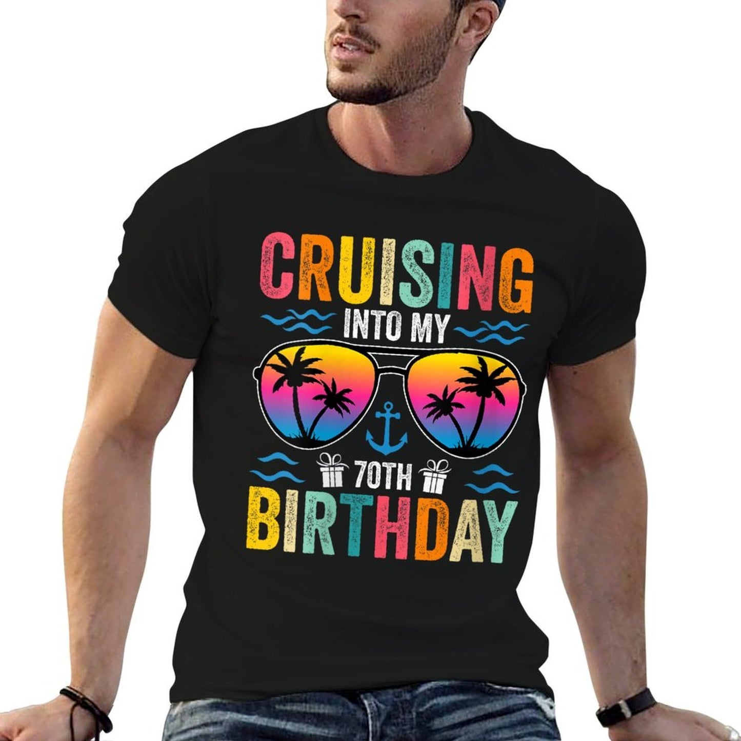 Womens Cruising Into My 70th Birthday Family Cruise 70 Birthday Breathable T-Shirt