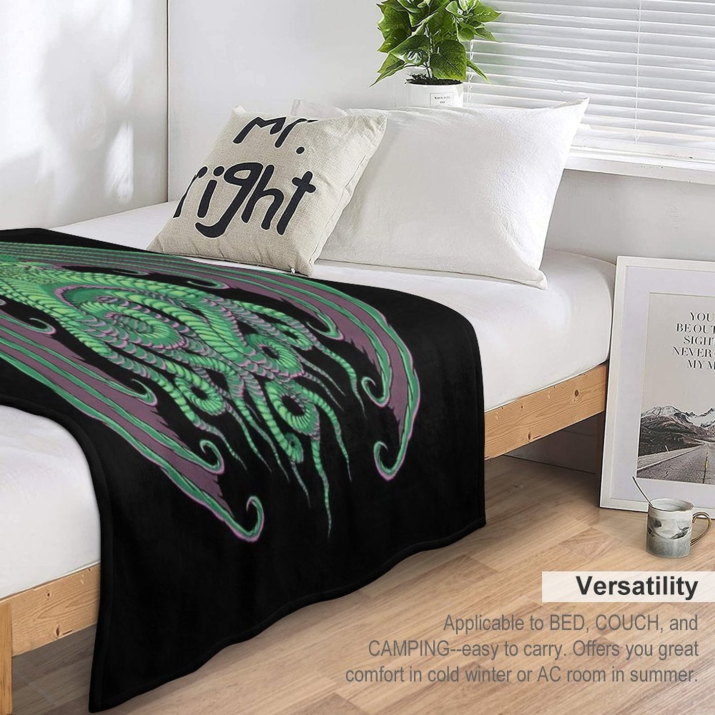 Mythos Easy Care Throw Blanket