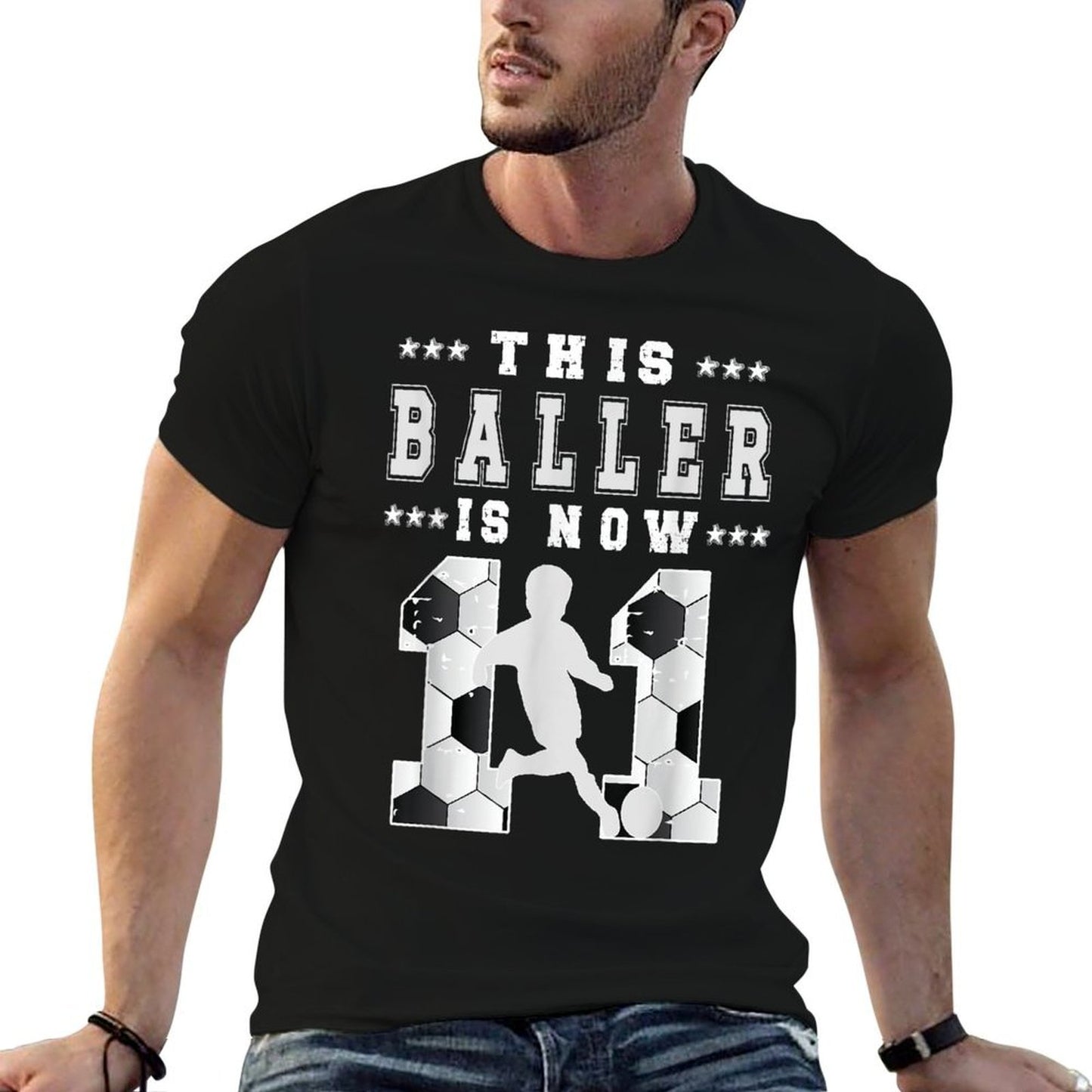 11th Birthday Soccer Boy Eleven Year Old Soccer Player Soft T-Shirt