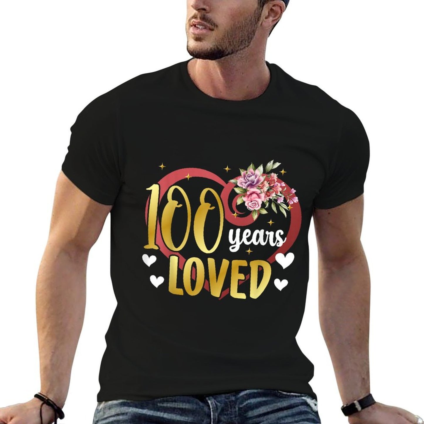 100 Years Loved 100 Year Old It's My 100th Birthday Moisture-wicking T-Shirt