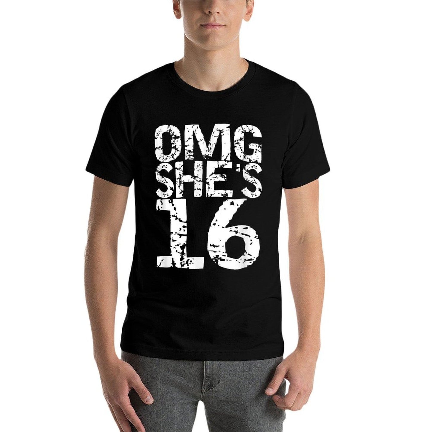 16th Birthday Gift Sweet 16 Group Photo Outfit OMG Her Classic T-Shirt