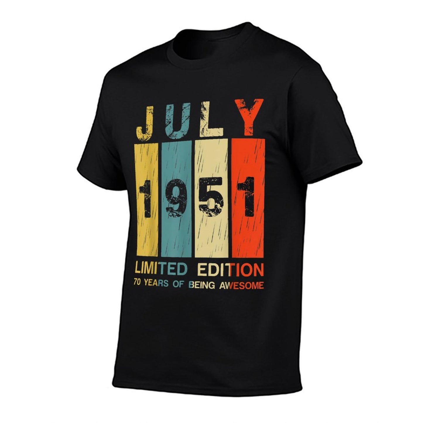70 Year Old Vintage July 1951 Limited Edition 70th Birthday Soft T-Shirt