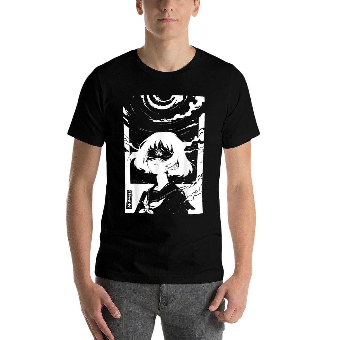 Yume Kawaii Anime Manga Horror Pastel Goth Japan Harajuku Slim-fit Cut T-Shirt