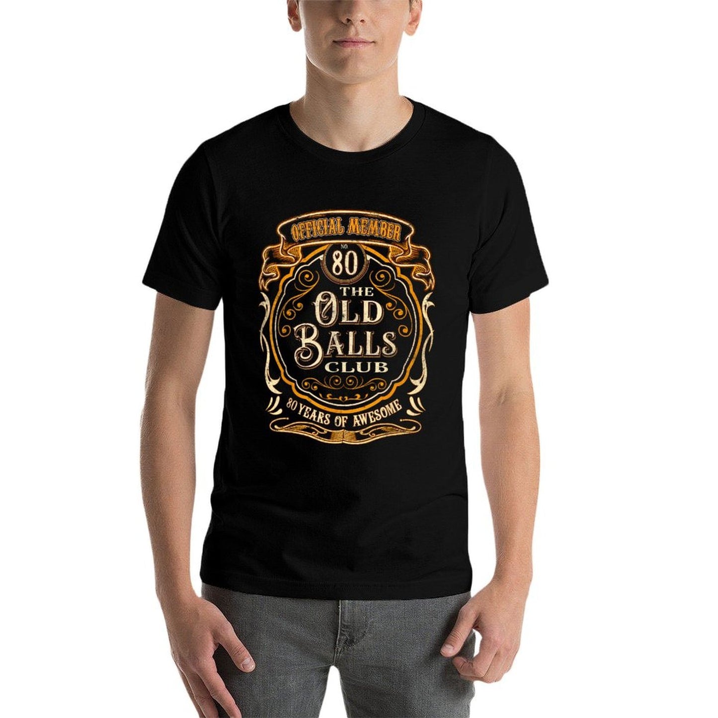 80 Years Official Member Of The Old Balls Club 80th Birthday Breathable T-Shirt