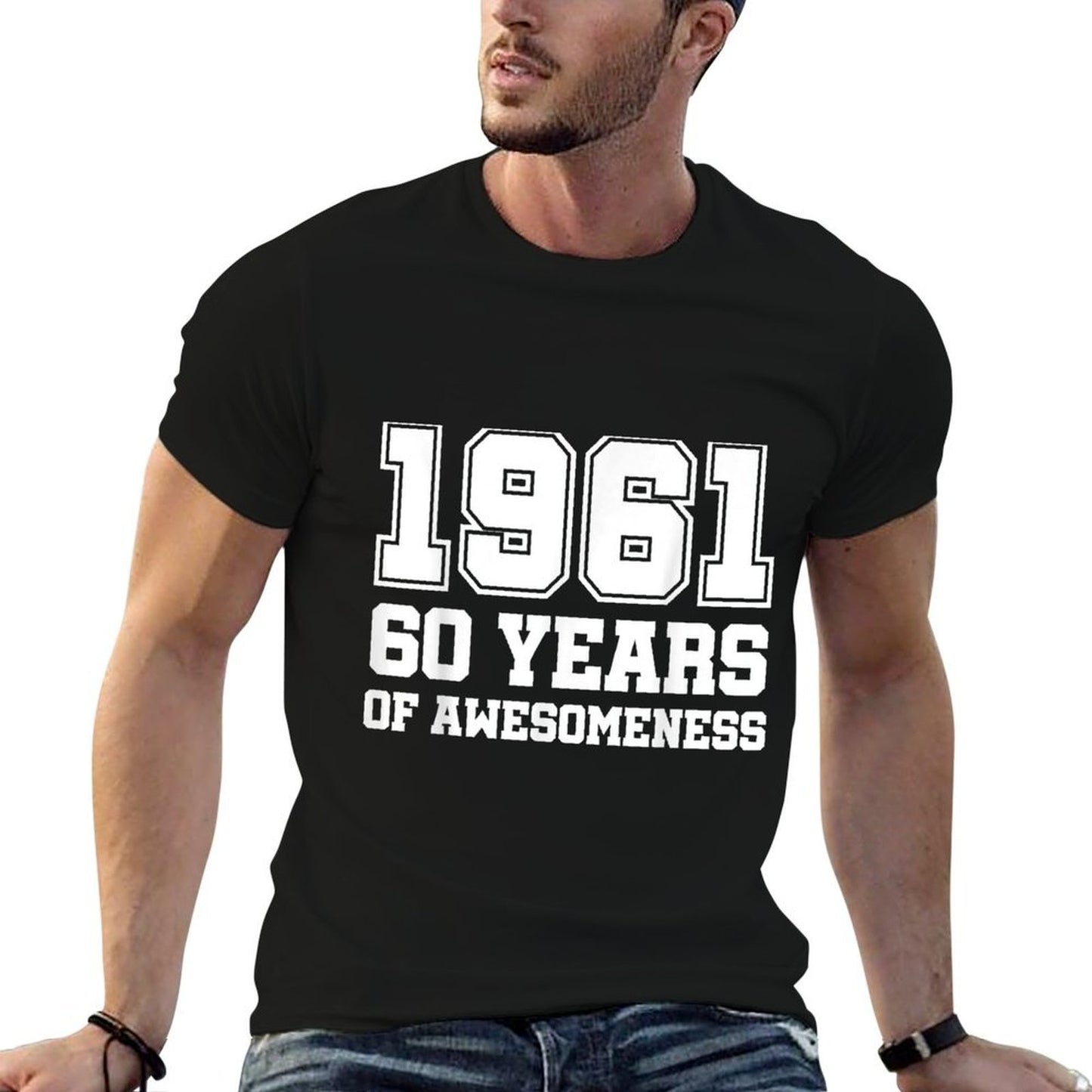 1961 60 Years of Awesomeness, 60th Birthday Lightweight T-Shirt