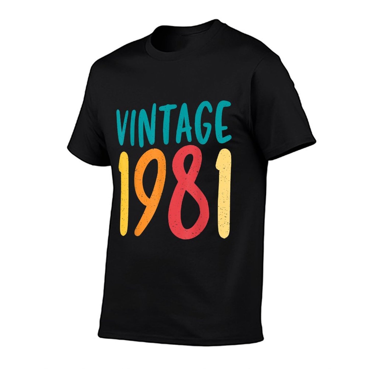 40th Birthday Retro 1981 Vintage Birthday Design High-quality Stitching T-Shirt