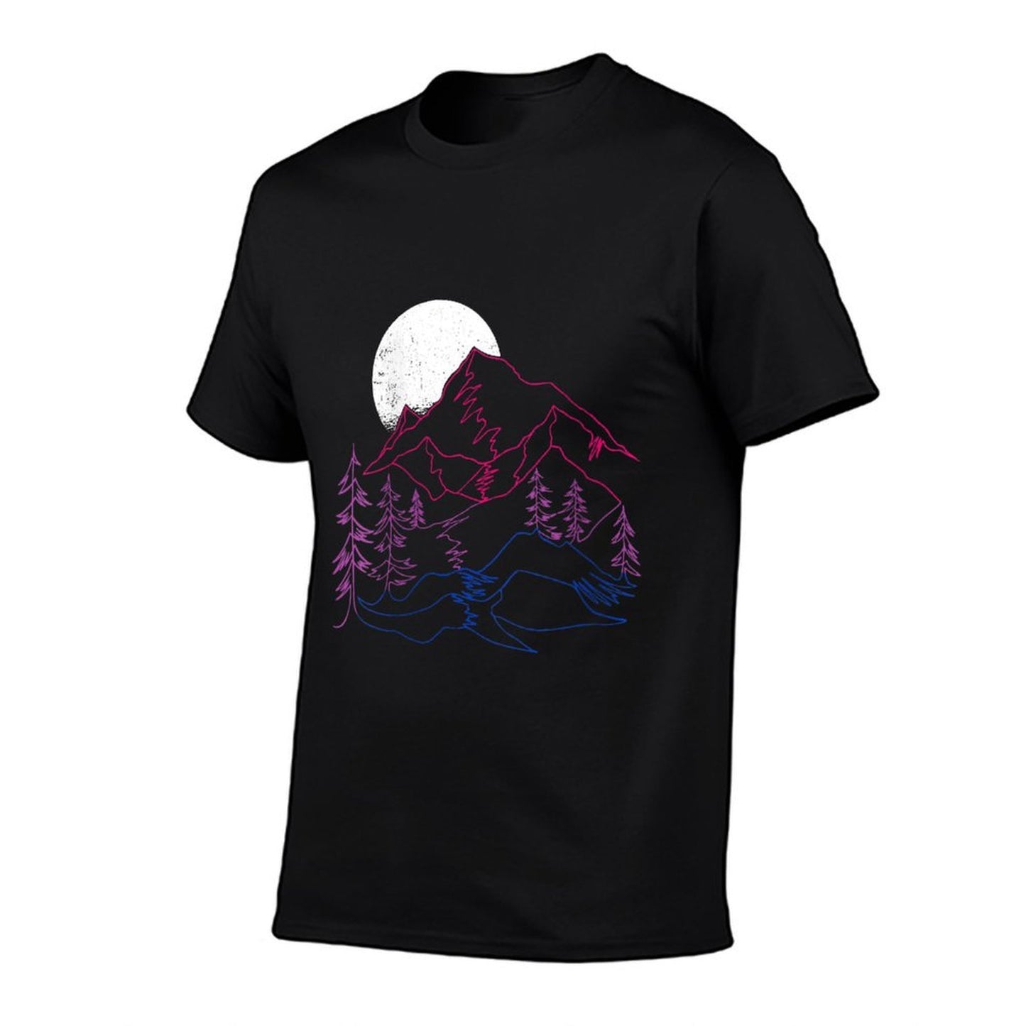 Womens Subtle Bisexual Landscape Bisexuality Bi Ally LGBT Pride Quick-drying T-Shirt
