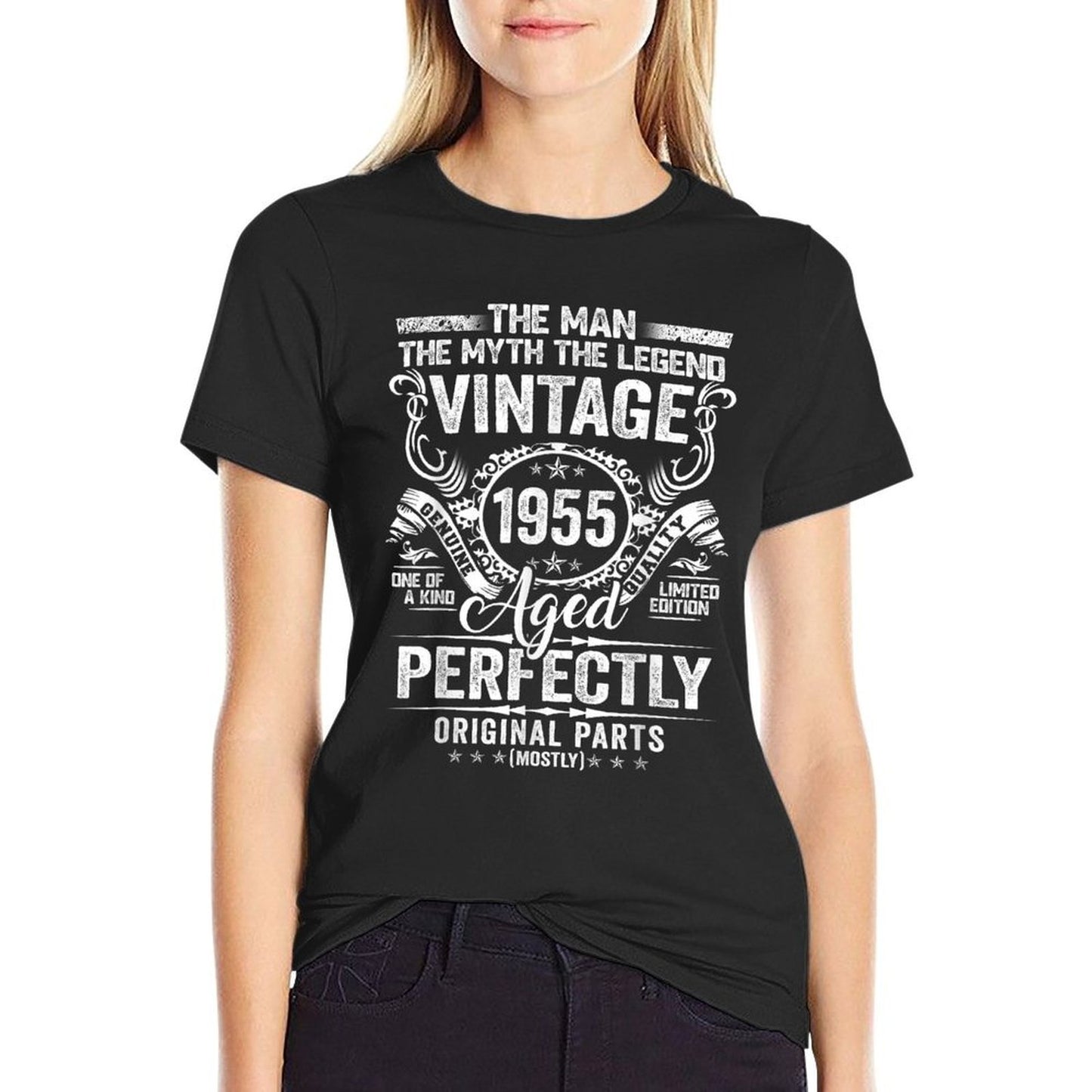 70 Years Old Gift Vintage 1955 Man Myth Legend 70th Birthday Versatile T-Shirt