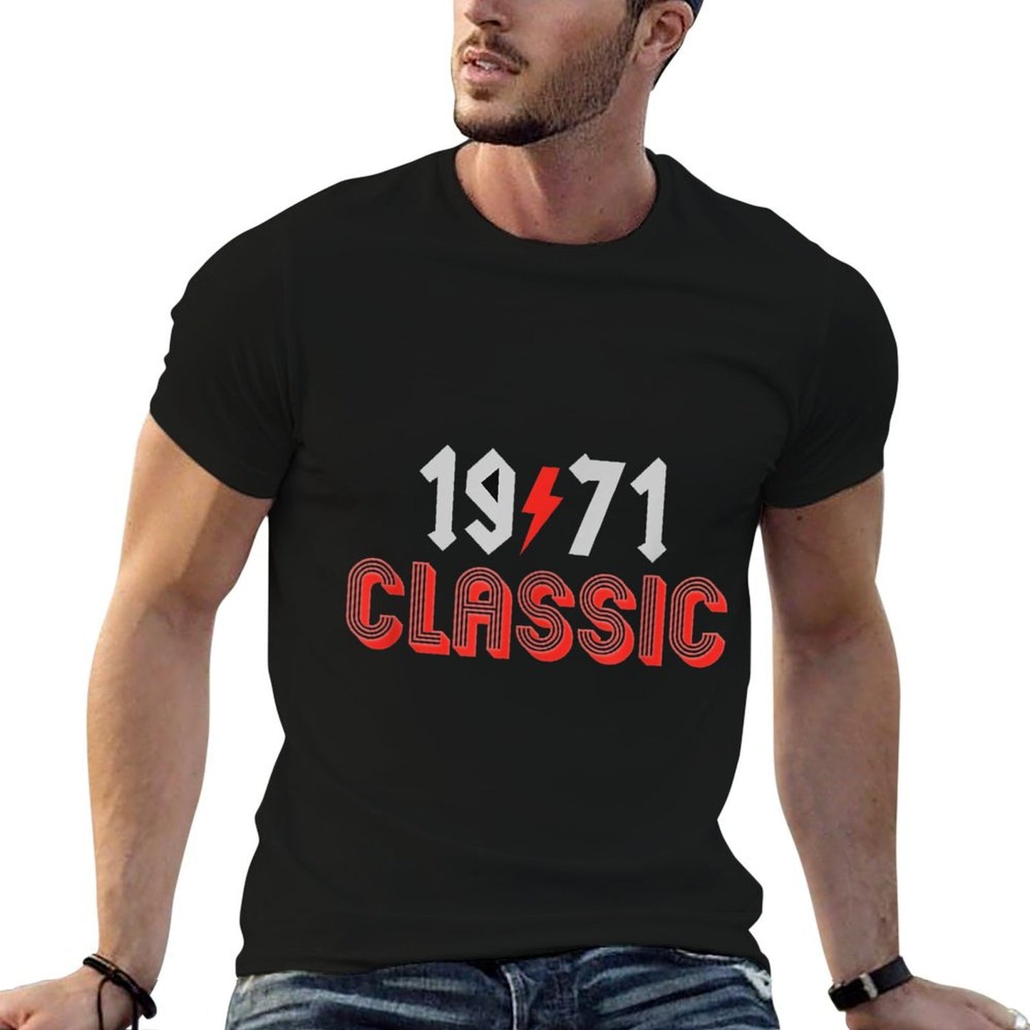 50Th Birthday 1971 Classic Legend Rock Band Men Women Wrinkle-resistant T-Shirt