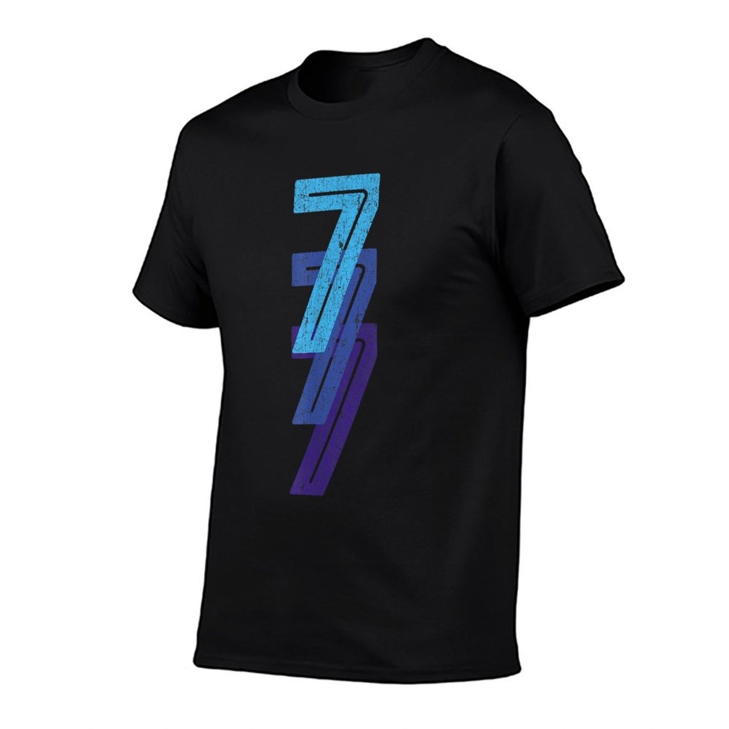 7 Lucky Number 7th Year Birthday Age Sports Team Relaxed-fit T-Shirt