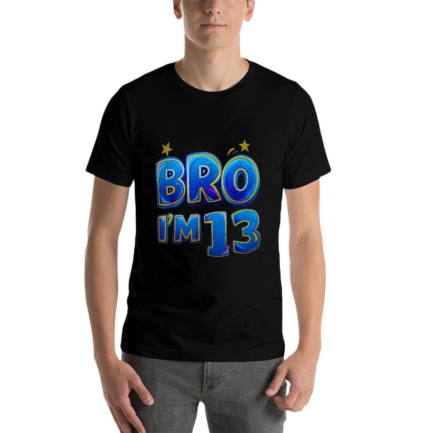 13th Birthday Boy Bro I'm 13 Years Old Party Graphic-printed T-Shirt