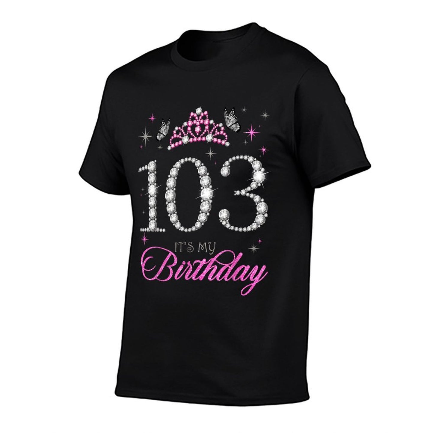 103 It's My Birthday 103 Years Old 103rd Birthday Party Tagless Design T-Shirt