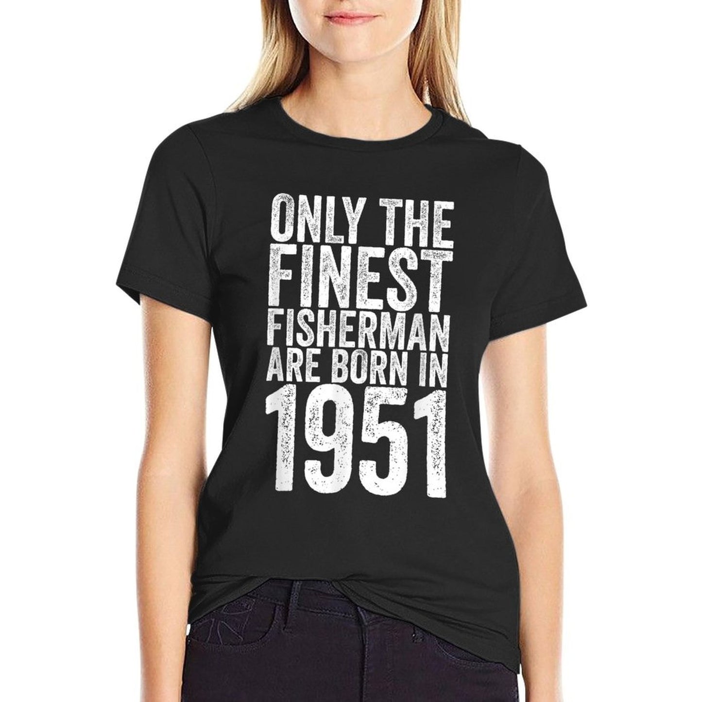 70 Years Old 1951 Funny Fishing 70th Birthday Comfortable T-Shirt