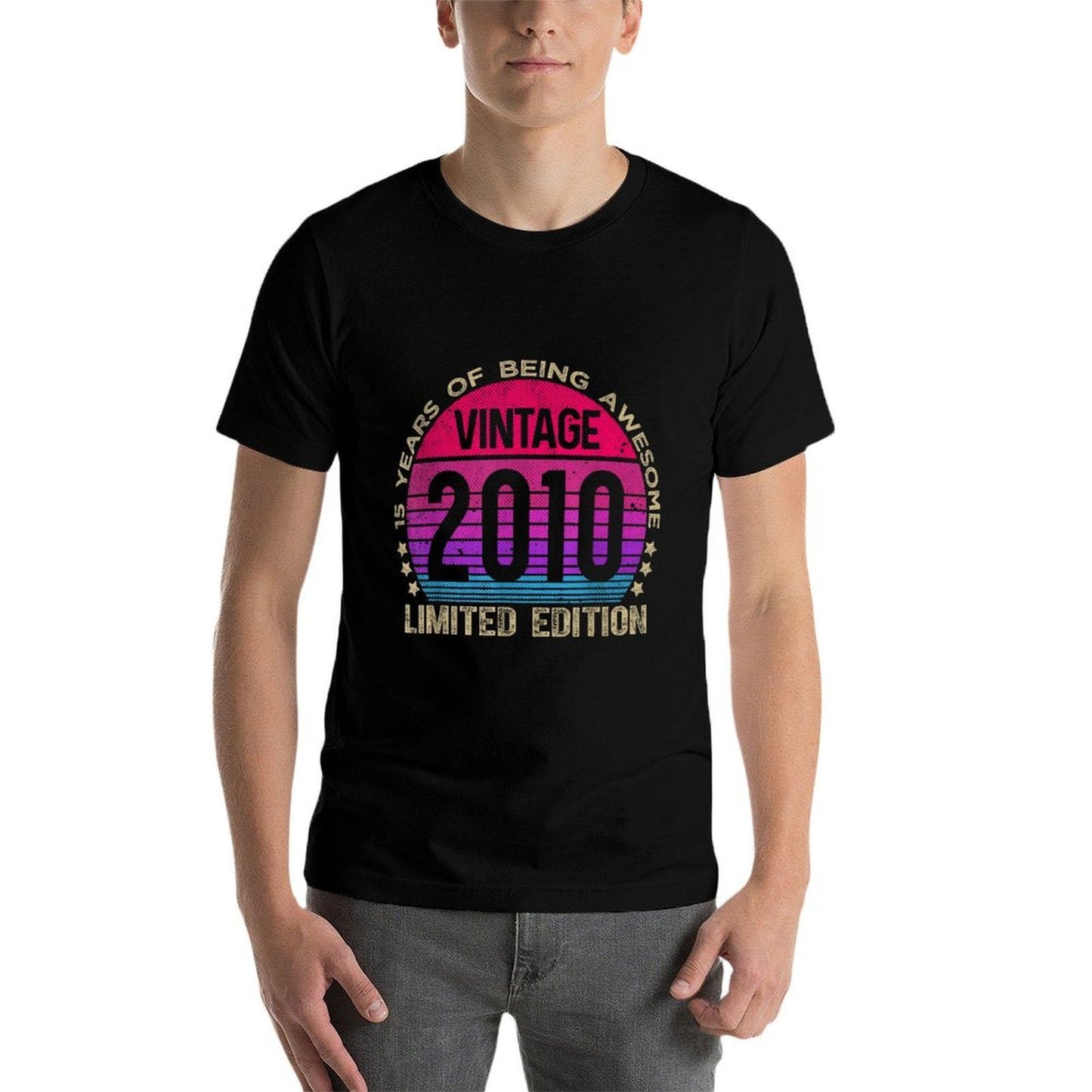 15 Year Old Gifts Limited Edition Vintage 15th Birthday Girl Cotton T-Shirt