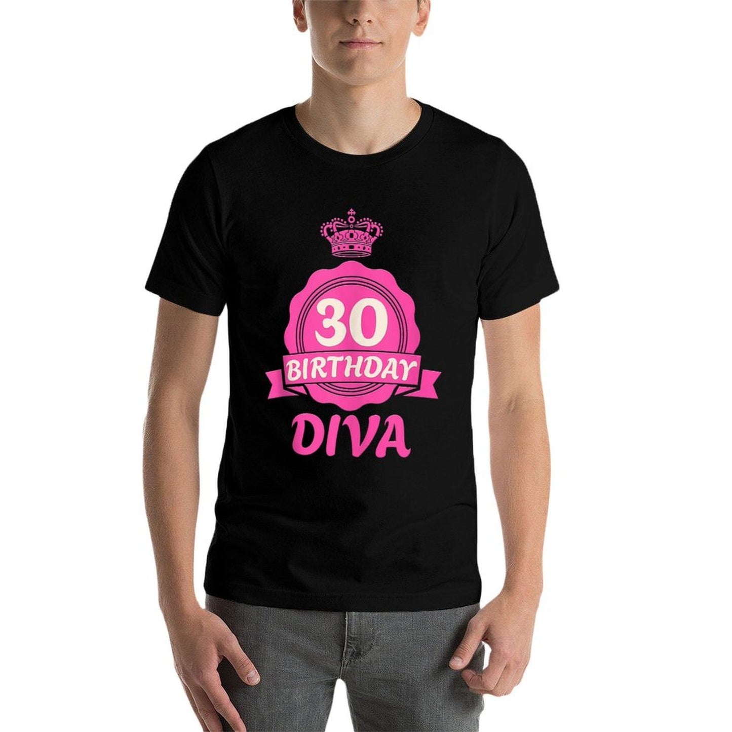 30th Birthday 30 BIRTHDAY DIVA Funny 30th Women Soft T-Shirt