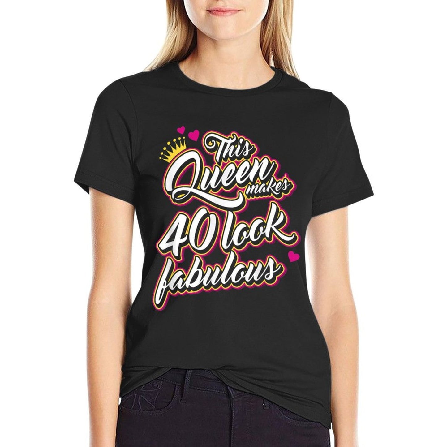 40th Birthday This Queen Makes 40 Look Fabulous Moisture-wicking T-Shirt