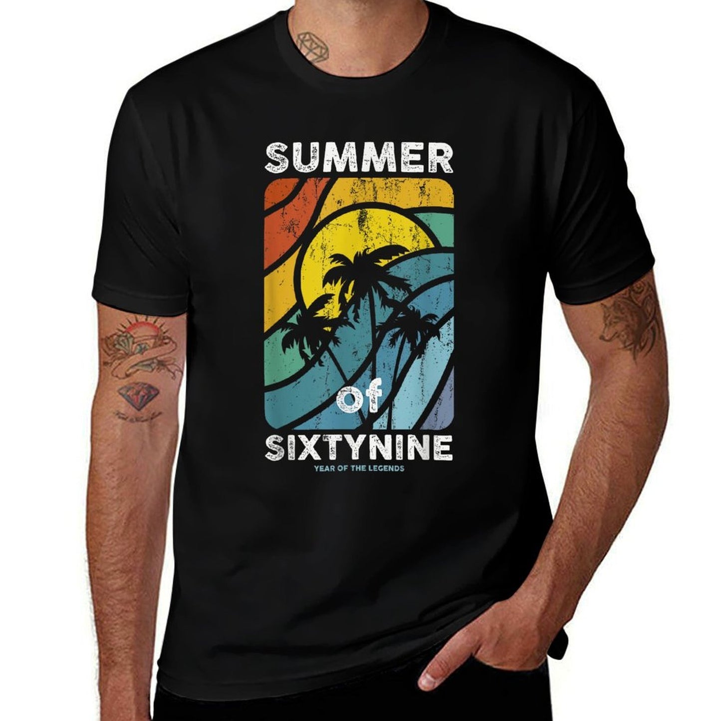 50th Birthday T Summer of 69 Gift Mom Daddy Soft T-Shirt