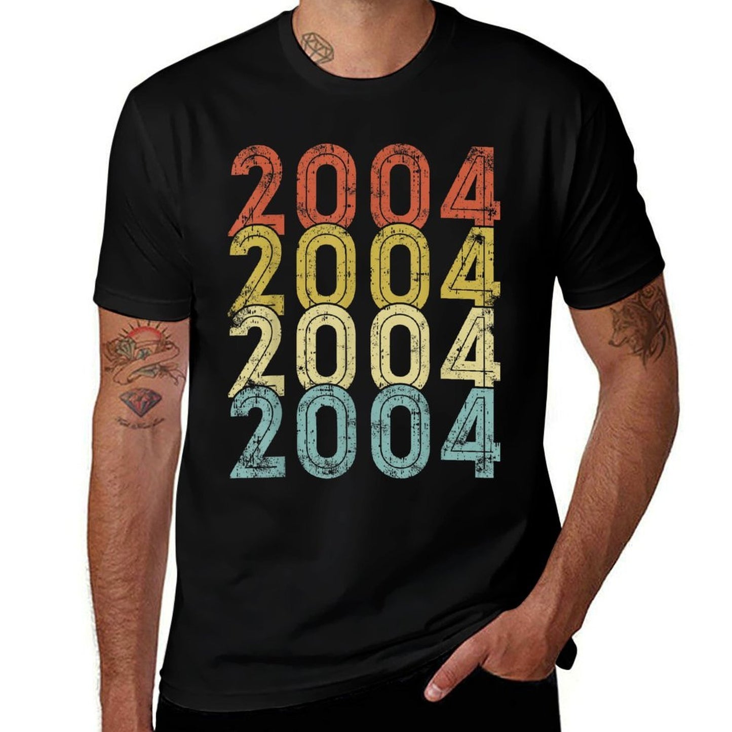 21 Year Old Birthday Vintage 2004 21st Birthday Quick-drying T-Shirt