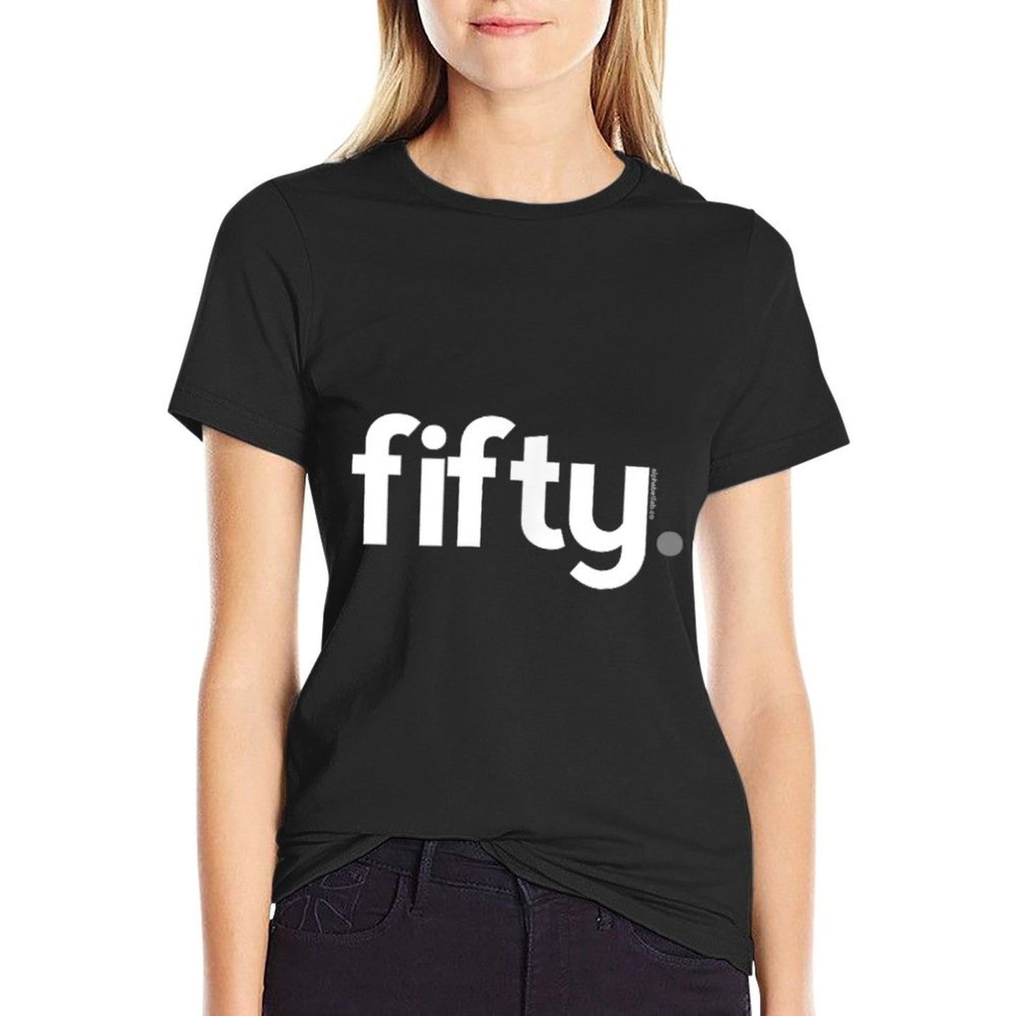 50th Birthday Gift Ideas for Him Men Fifty Design Party Stretchy T-Shirt