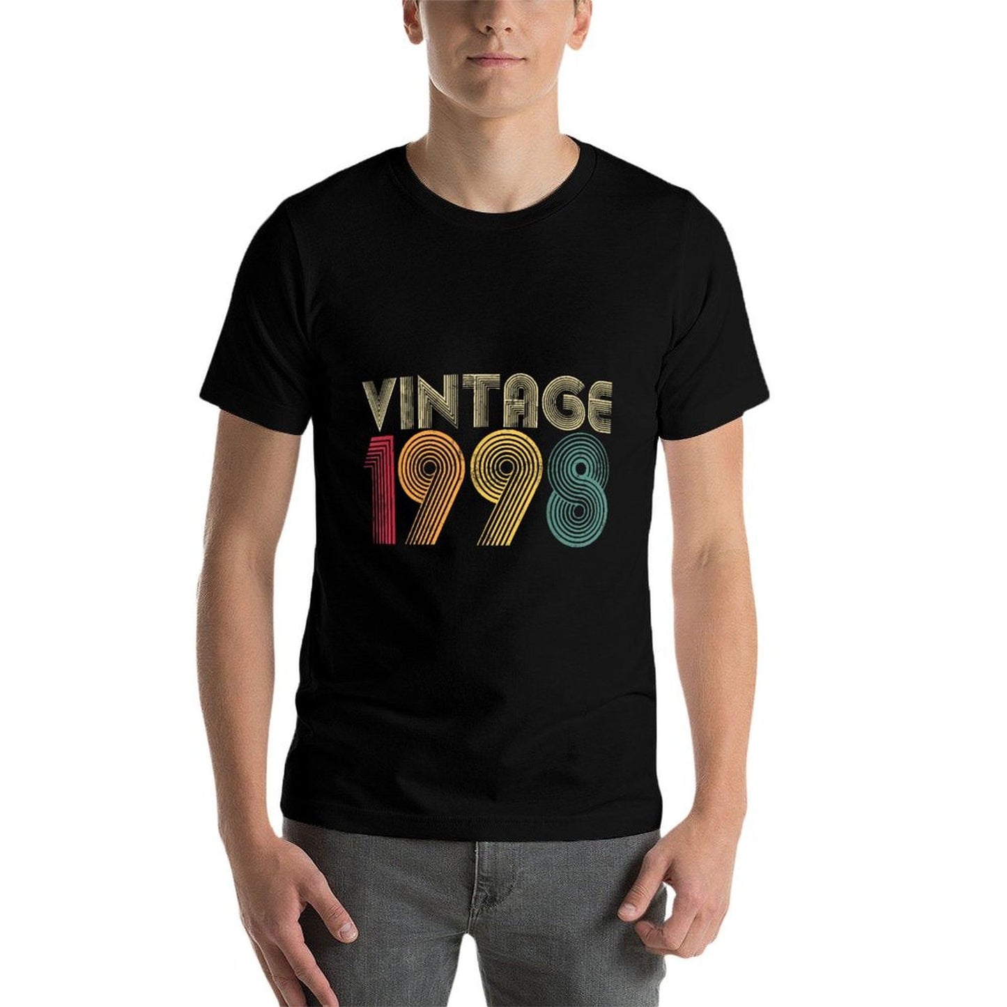27th Birthday Gift Classic 1998 Vintage Men Women 27 Years Polyester Blend T-Shirt