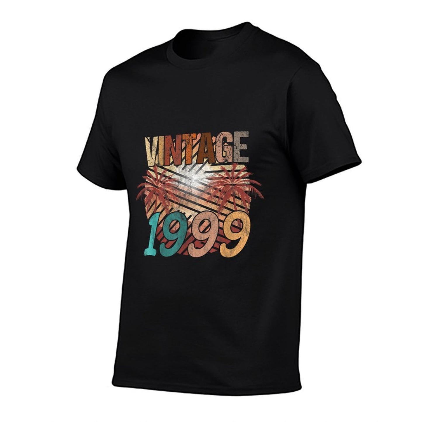 Vintage 1999 Beach Summer Vibes Tropical 21st Birthday Party Wrinkle-resistant T-Shirt