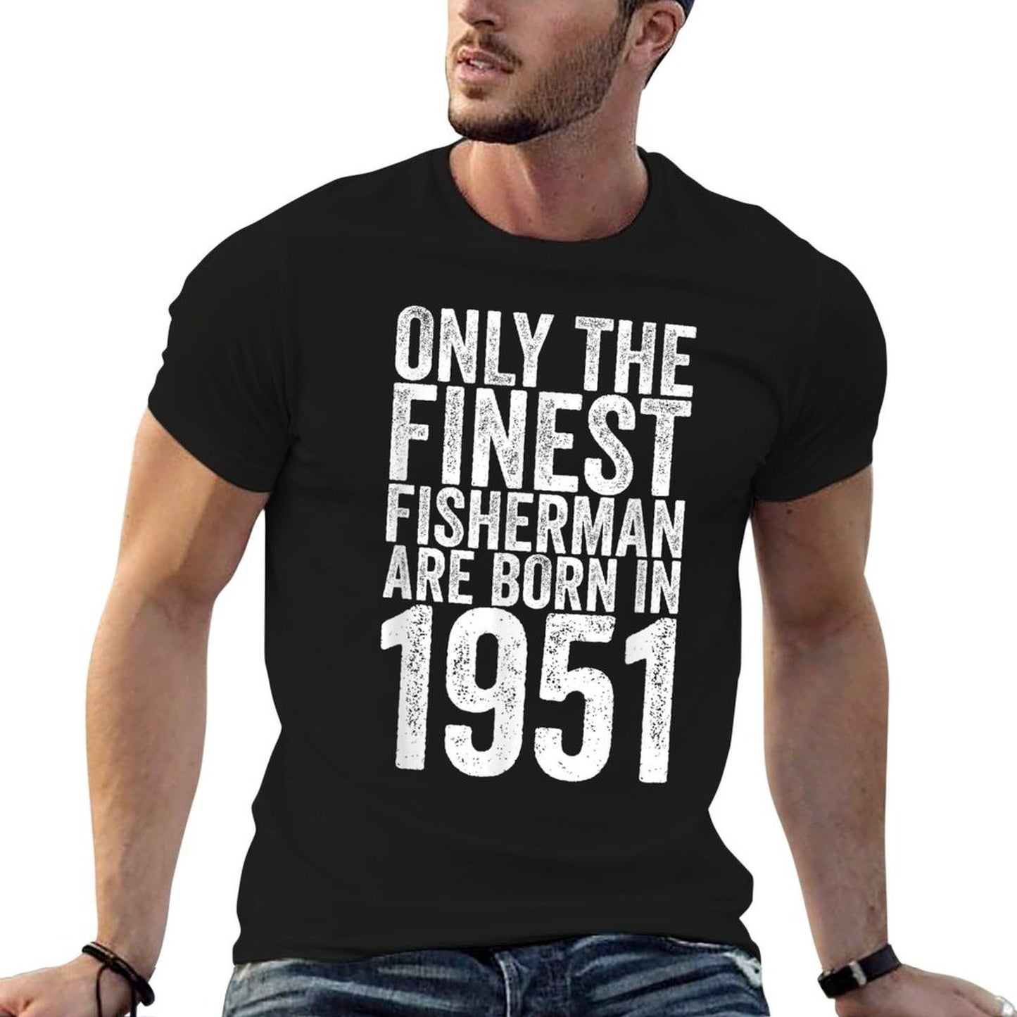70 Years Old 1951 Funny Fishing 70th Birthday Comfortable T-Shirt