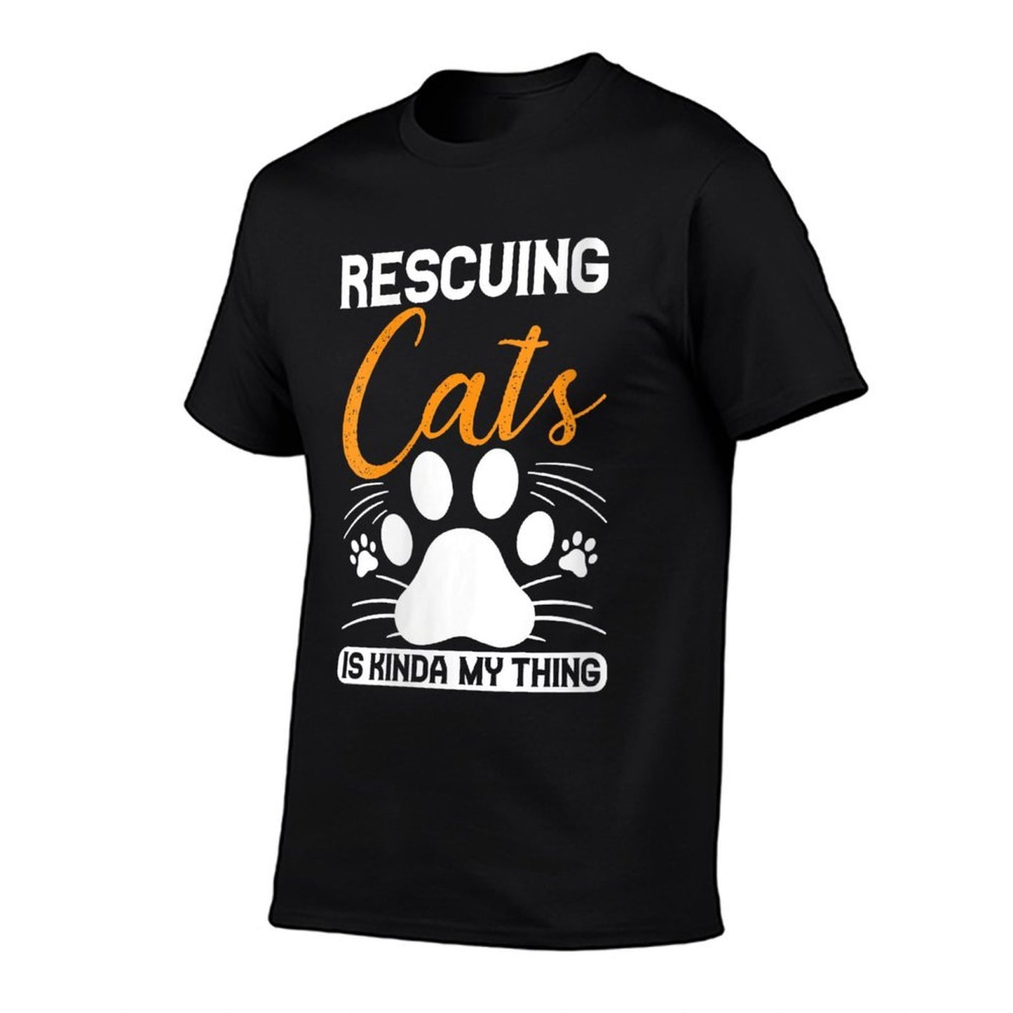 Womens Animal Rights Design For Cat Rescuer High-quality Stitching T-Shirt