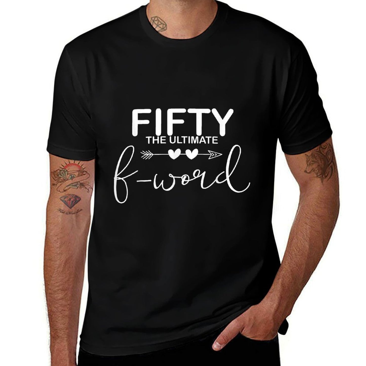 50th Birthday Fifty The Ultimate F Word 50th B-Day Party Comfortable T-Shirt
