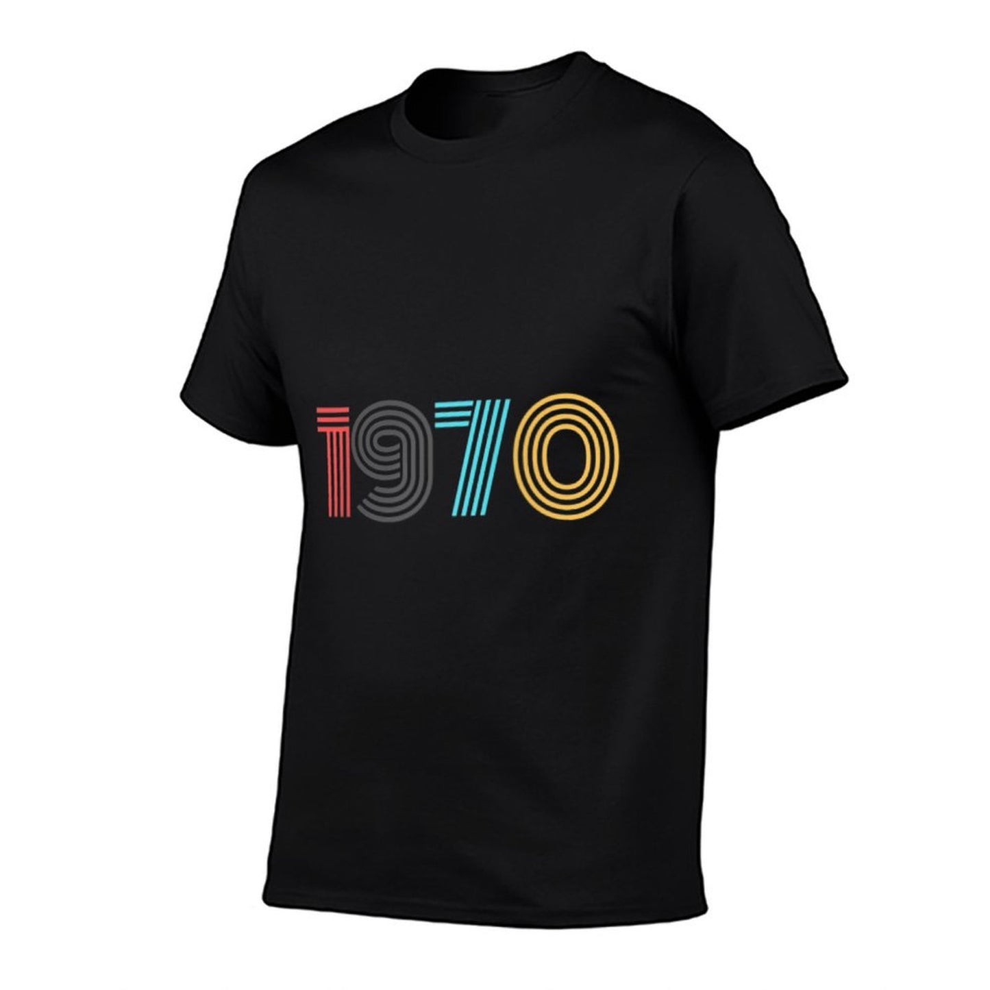 50th Birthday Retro 1970 for Her And Him Funny Saying Raglan Baseball Polyester Blend T-Shirt