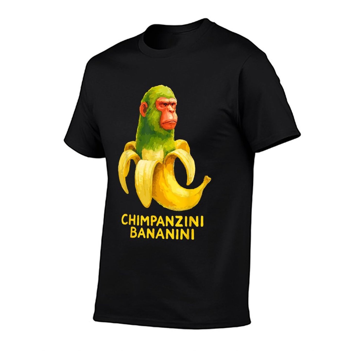 Watercolor Monkey Meme Italian Brainrot Chimpanzini Bananini Wrinkle-resistant T-Shirt