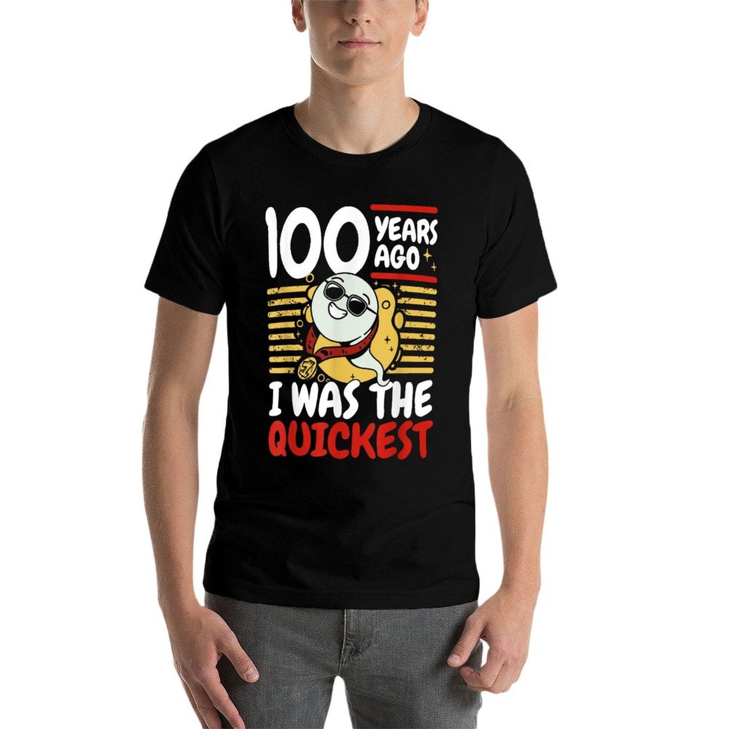 100 Years Ago - 100th Birthday Vintage-inspired T-Shirt