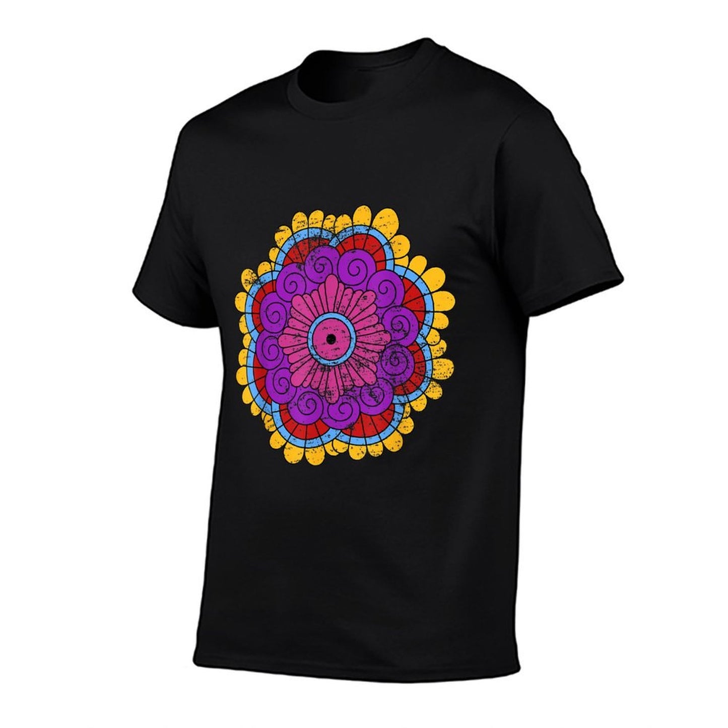 Yoga Women Girls Kids Mandala Durable T-Shirt