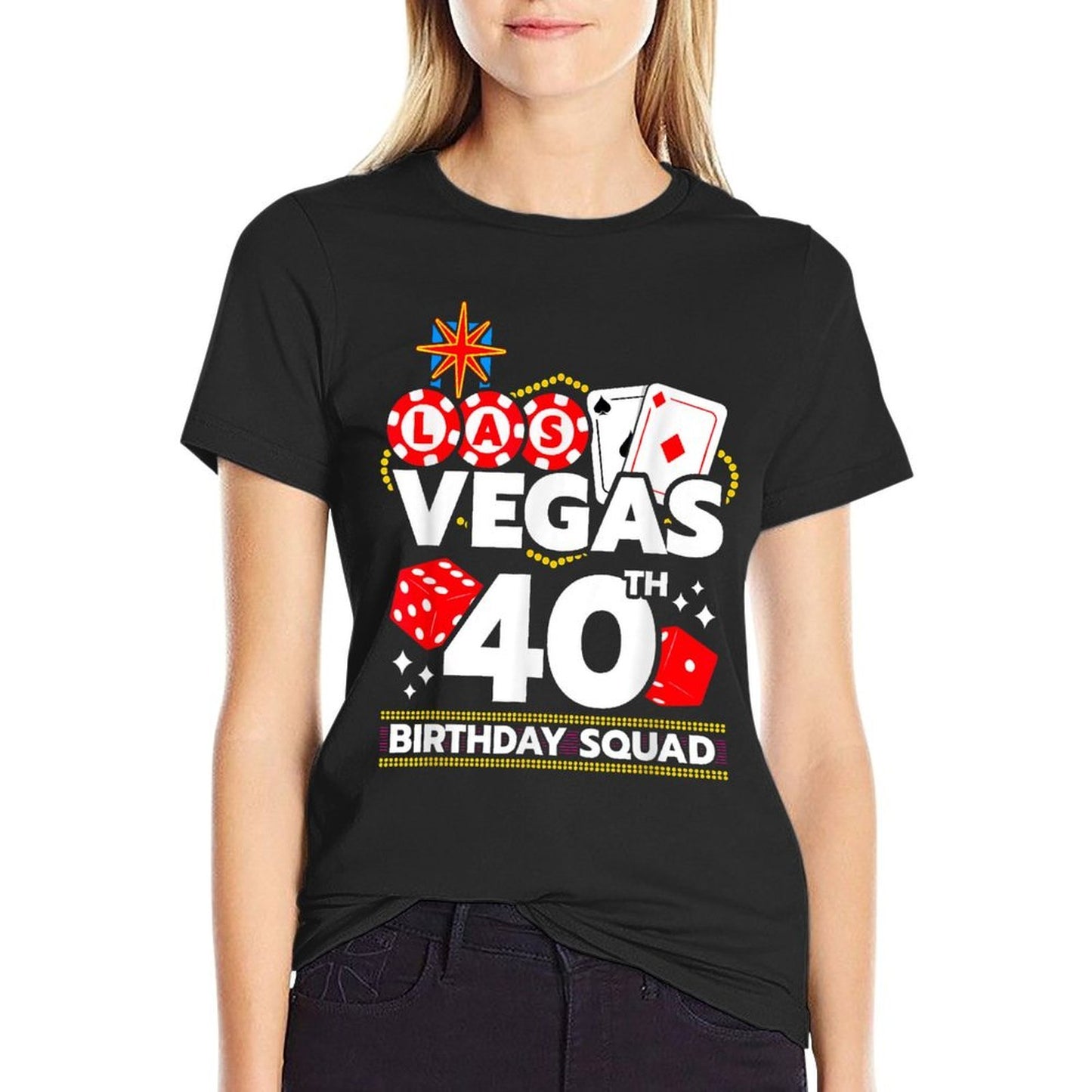 Vegas Birthday - Vegas 40th Birthday - Vegas Birthday Squad Odor-resistant T-Shirt