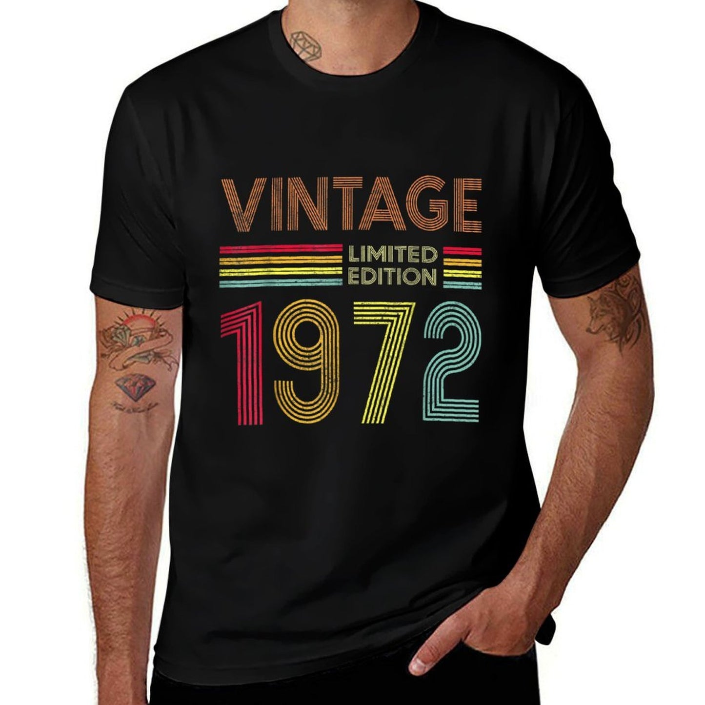 50 Year Old Gifts Vintage 1972 Limited Edition 50Th Birthday Easy-care T-Shirt