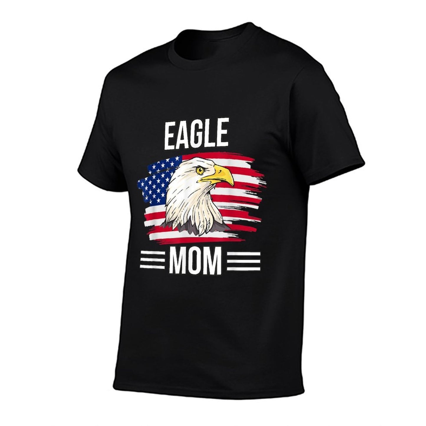 USA 4th Of July Mothers Day Merica Eagle Mom Summer-ready Fabric T-Shirt