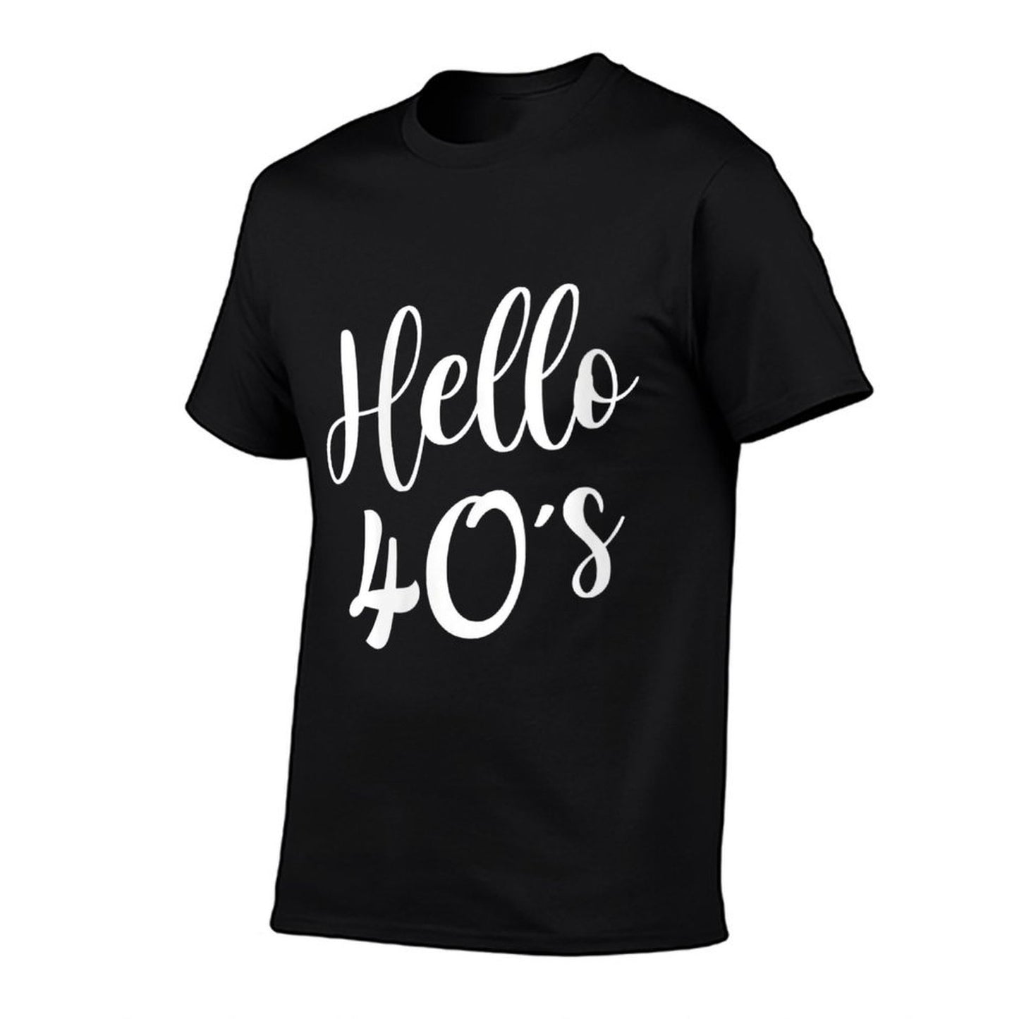 Womens Hello 40's Womens 40 Year Old 40th Birthday Gift Bday Squad Lightweight T-Shirt