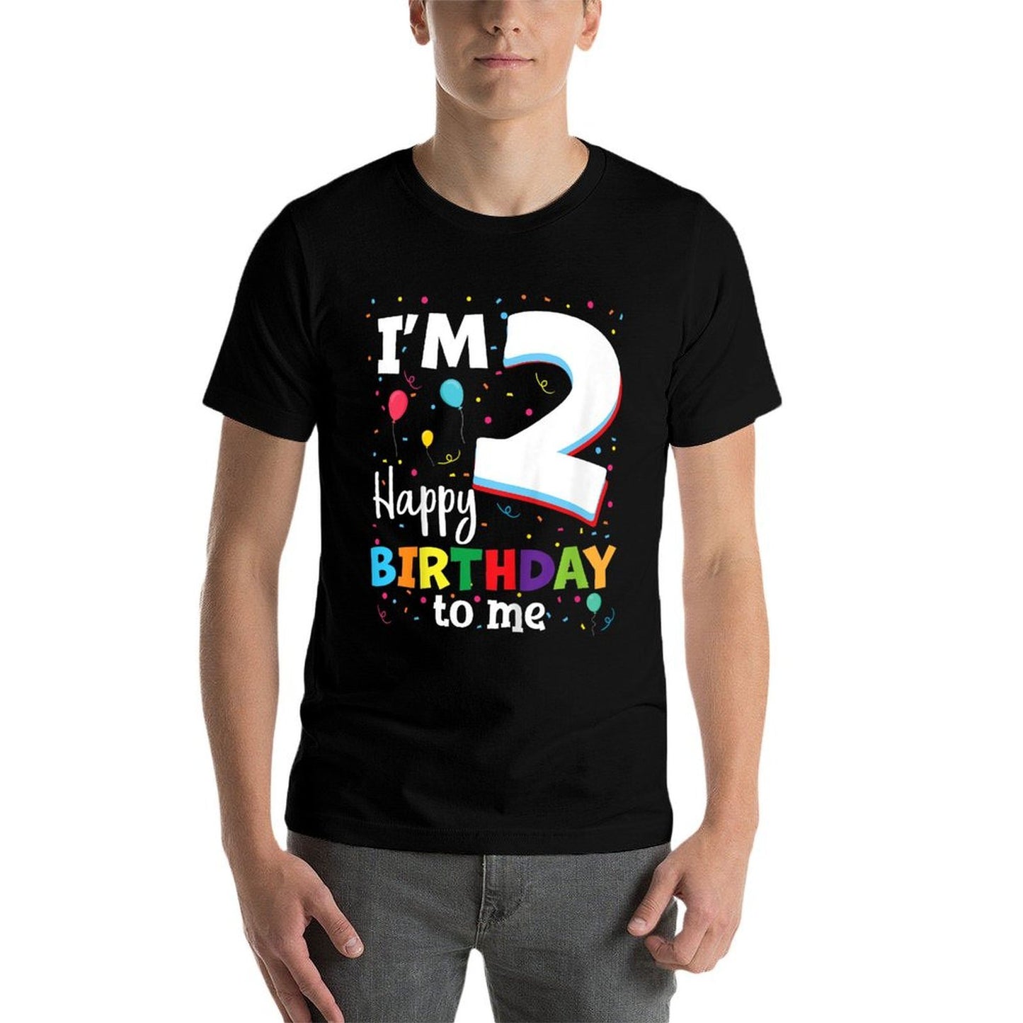 Two 2yr 2th Birthday Happy Birthday Boy 2 Years Old Moisture-wicking T-Shirt